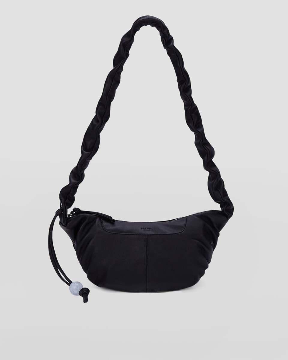 Kech Ruched Zip Crossbody Bag